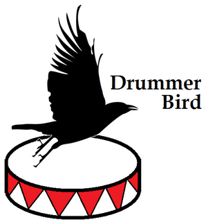 drummerbird, art logo, design logo